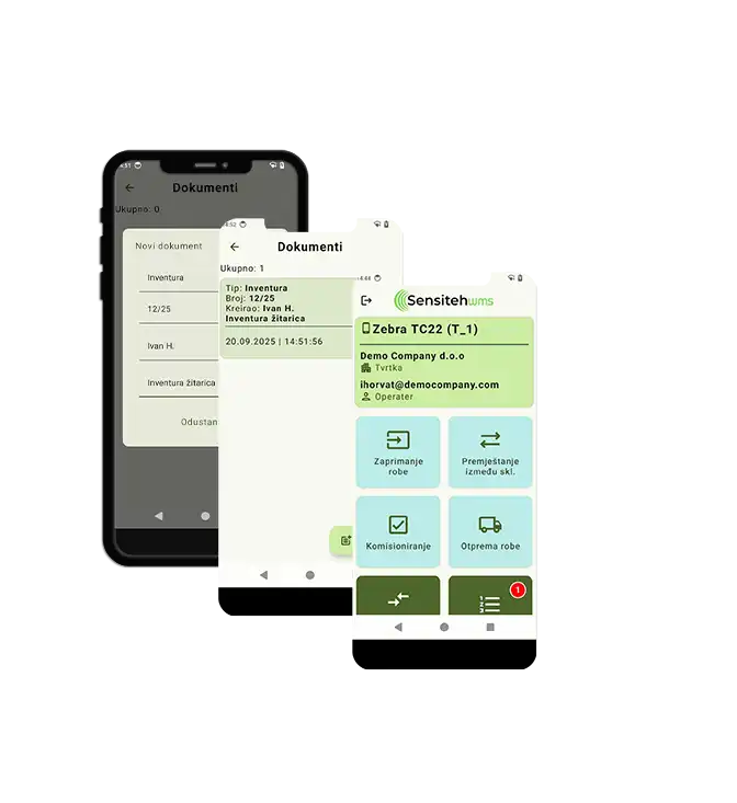 Sensiteh – WMS sustavi i aplikacije za digitalizaciju skladišta i inventure